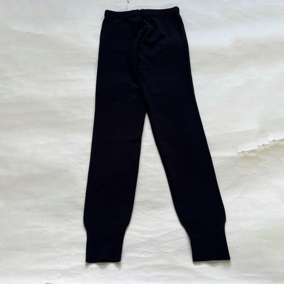 Knit Sweater Pants Joggers High Waist Ribbed Ankle Australian Wool - Picture 3 of 10